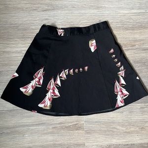 Urban outfitters nautical mini skirt